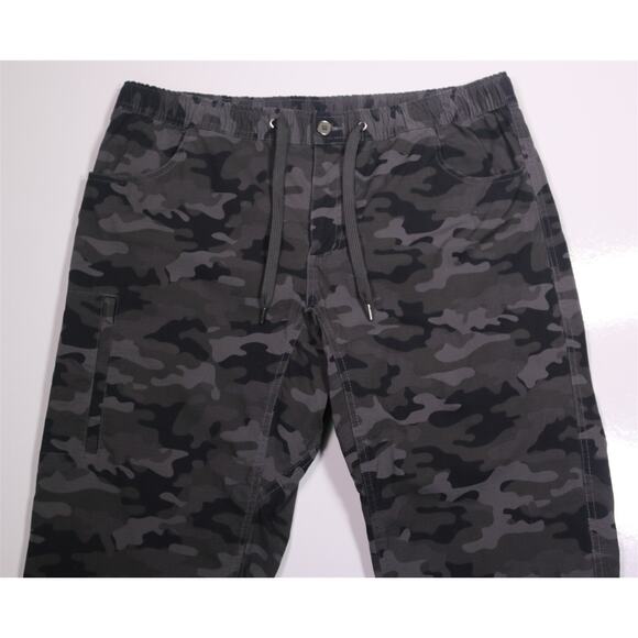 BYLT Weekend Pants Asphalt Gray Camo Flat Front Chino Pants Men's XXL - Picture 1 of 8